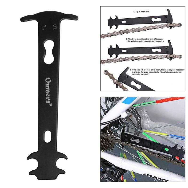 Oumers Bike Chain Tool Set, Bike Chain Plier Bike Chain Splitter Chain Wear Indicator 3 Pairs Bicycle Missing Link for 6/7/8/9/10 Speed Easy Using Chain Remover Closer - Image 4